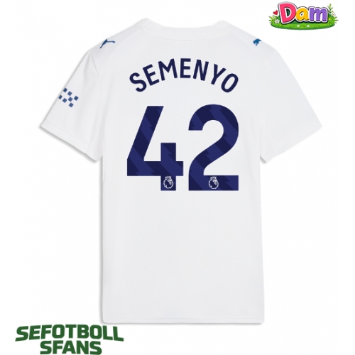 Manchester City Antoine Semenyo #42 Tredje Tröja Kvinnor 2026-27 Kortärmad